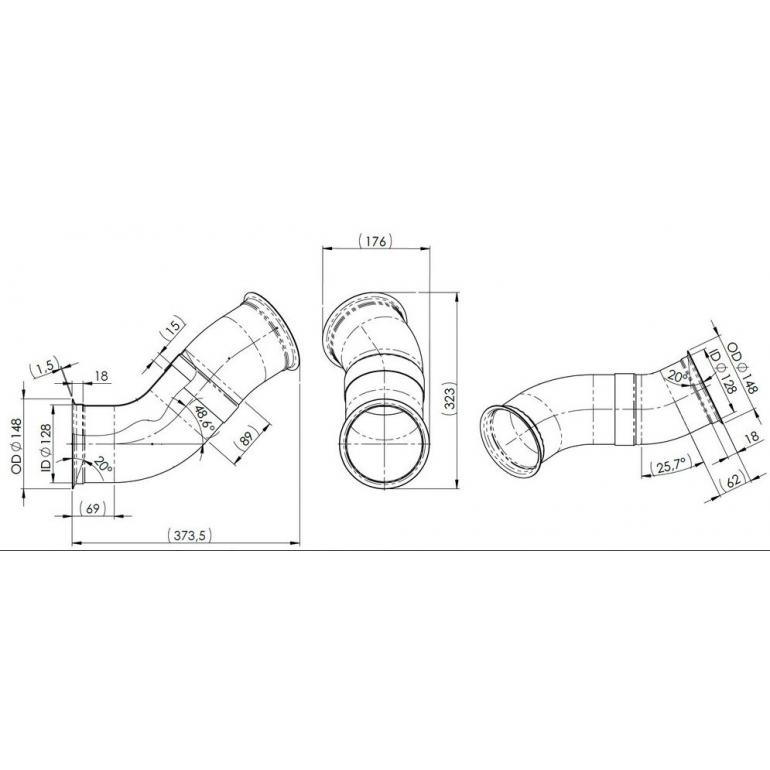 DOWNPIPE SECTION
