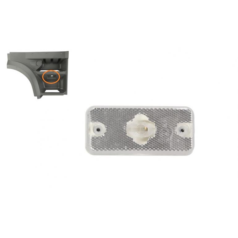 CLEAR STEPWELL MARKER LAMP
