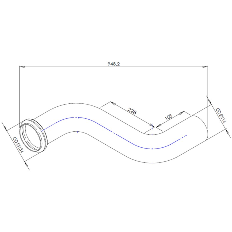 EXHAUST FRONT DOWN PIPE