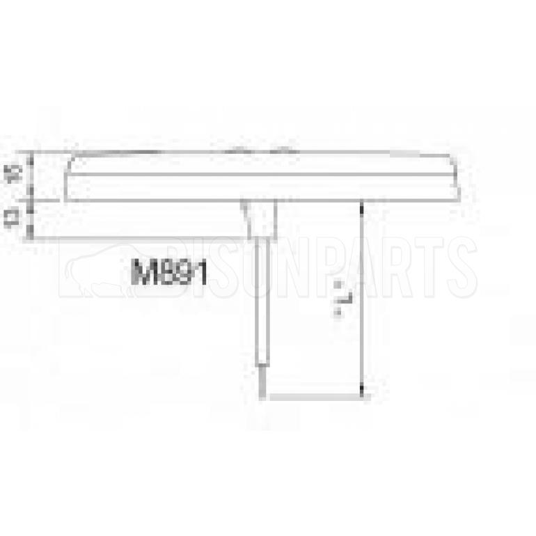 REAR RED 12 / 24 VOLT LED MARKER LAMP