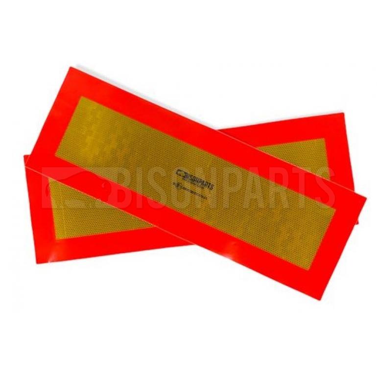 MARKER BOARD TYPE 6 & 7 ECE 70 AMBER / YELLOW SELF ADHESIVE (PAIR)
