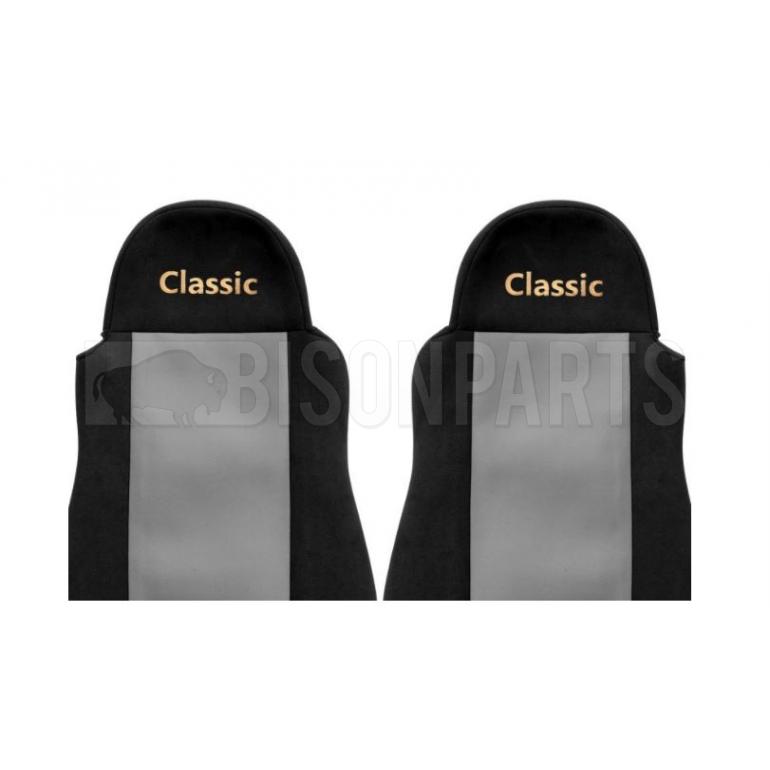 GREY TRIM SEAT COVERS (PAIR)