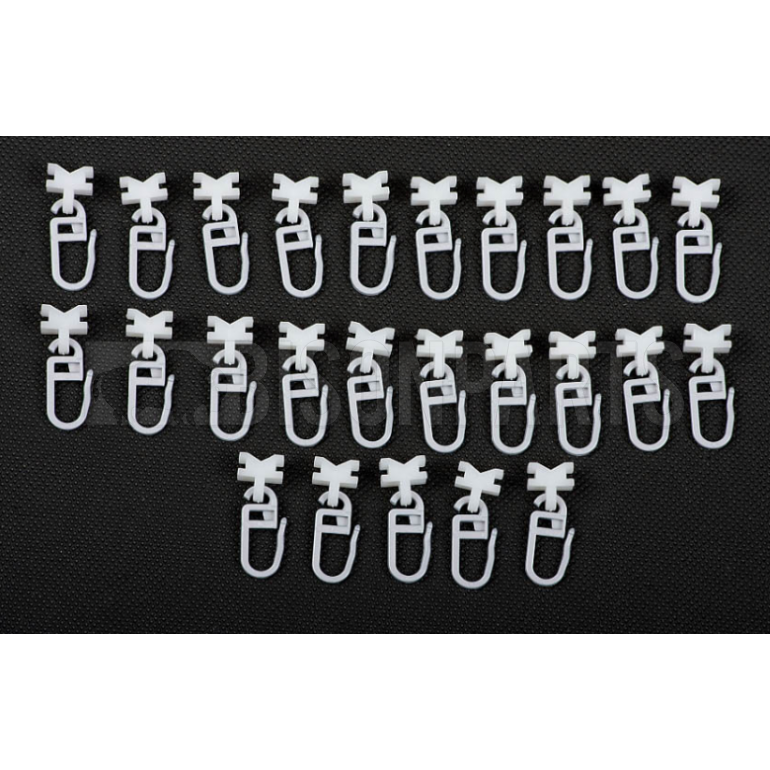 CAB CURTAIN HOOKS (PKT OF 25)