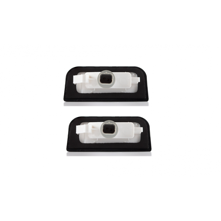 REAR NUMBER PLATE LAMPS & BULB HOLDERS (PAIR)