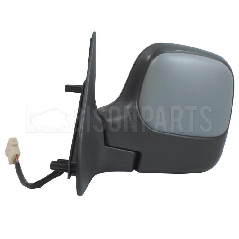 PRIMED HEATED MIRROR HEAD PASSENGER SIDE LH