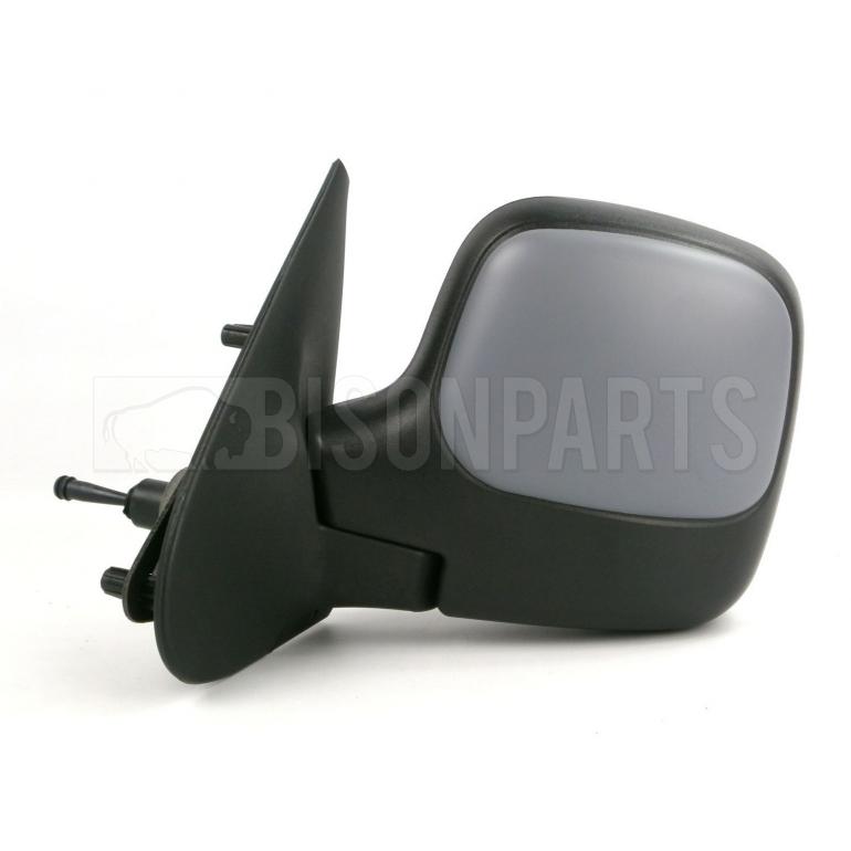 CITROEN BERLINGO & PEUGEOT PARTNER 1996-2010 PRIMED HEATED & ELECTRIC MIRROR HEAD PASSENGER SIDE LH