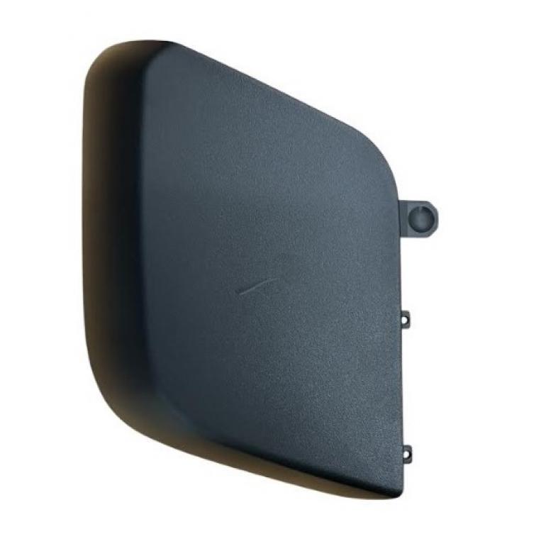 BLACK TEXTURED WIDE ANGLE MIRROR BACK COVER DRIVER SIDE RH