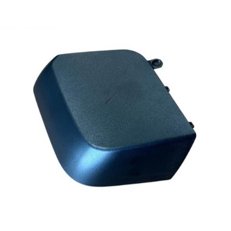 BLACK TEXTURED WIDE ANGLE MIRROR BACK COVER DRIVER SIDE RH