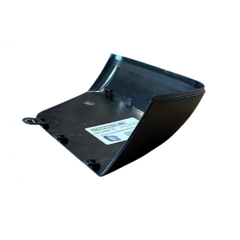 BLACK TEXTURED WIDE ANGLE MIRROR BACK COVER DRIVER SIDE RH