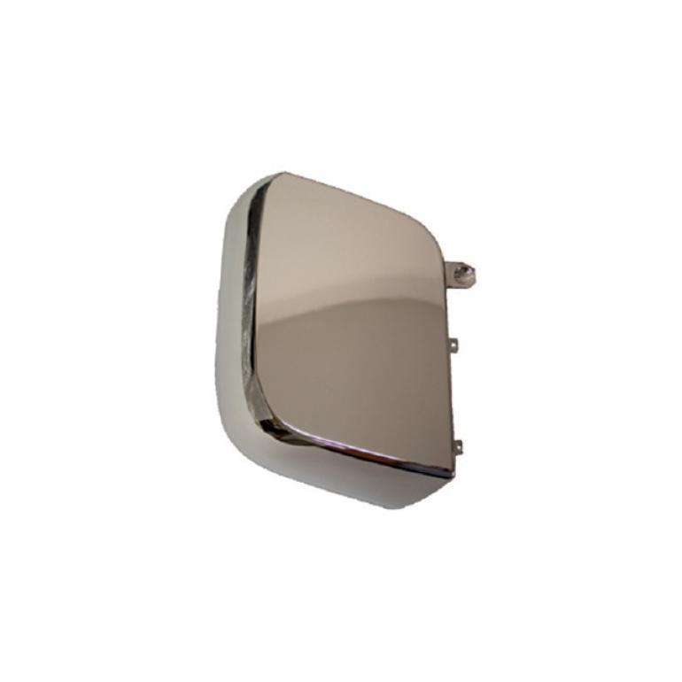 CHROME COATED WIDE ANGLE MIRROR BACK COVER DRIVER SIDE RH