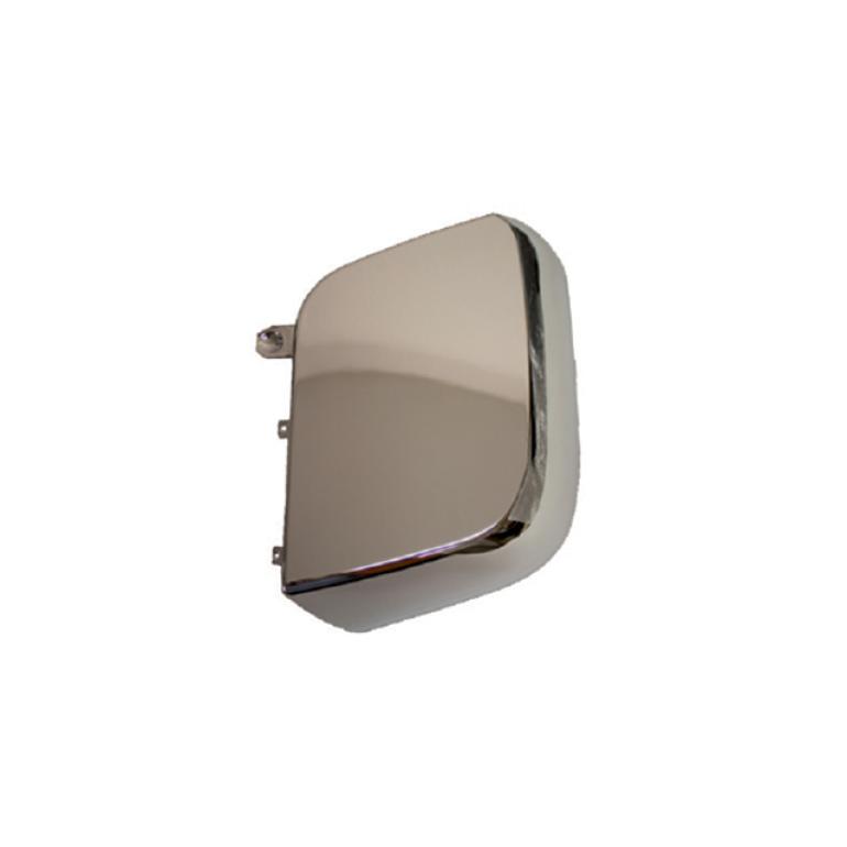 CHROME COATED WIDE ANGLE MIRROR BACK COVER PASSENGER SIDE LH
