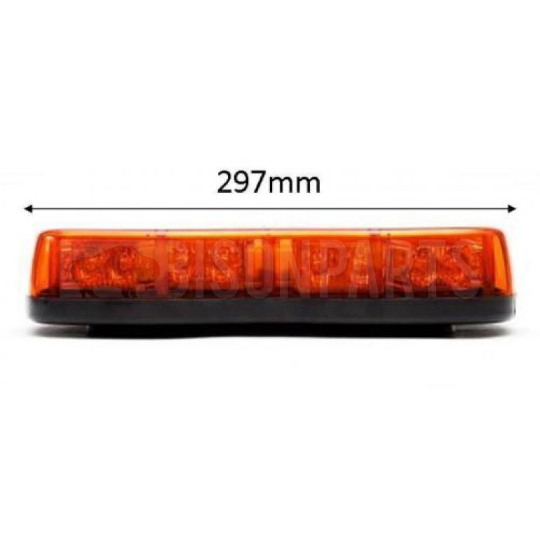UNIVERSAL SINGLE BOLT LED LIGHT BAR 12/24 VOLT 10 POD (20 LEDS)