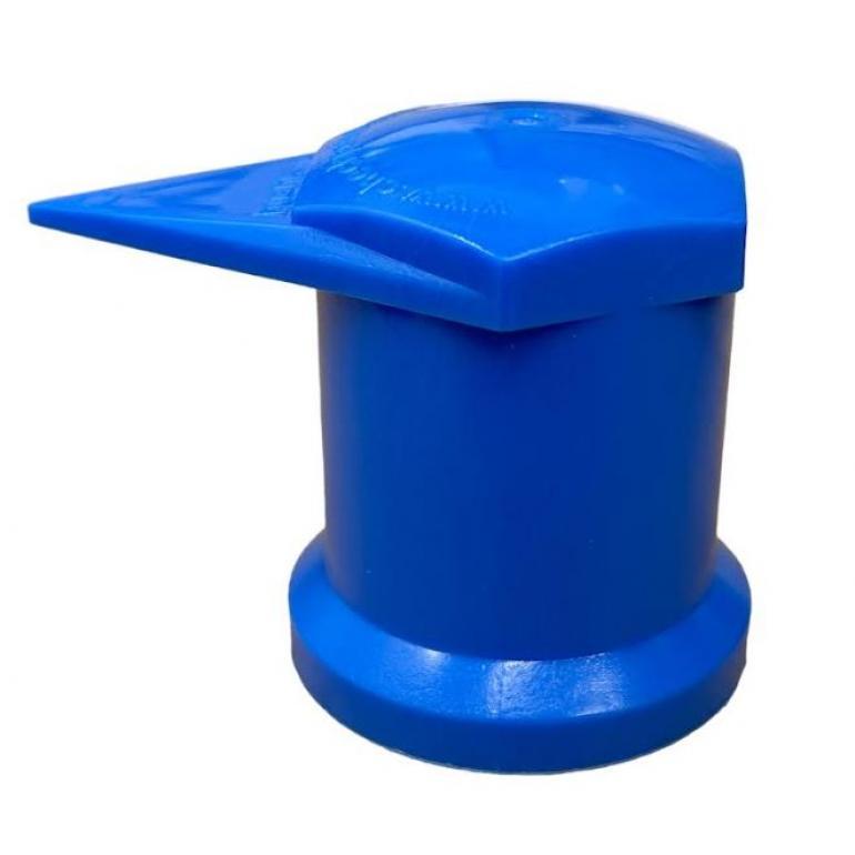 32MM BLUE LONG REACH DUSTITE WHEEL NUT COVER (PKT 50)