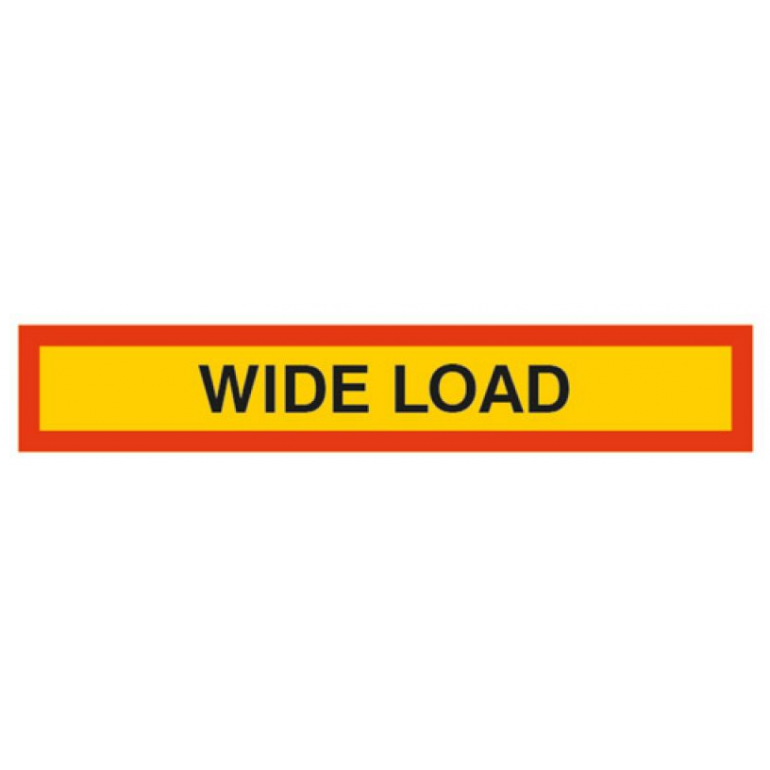 MARKER BOARD TYPE 4 WIDE LOAD SELF ADHESIVE VINYL (SINGLE)