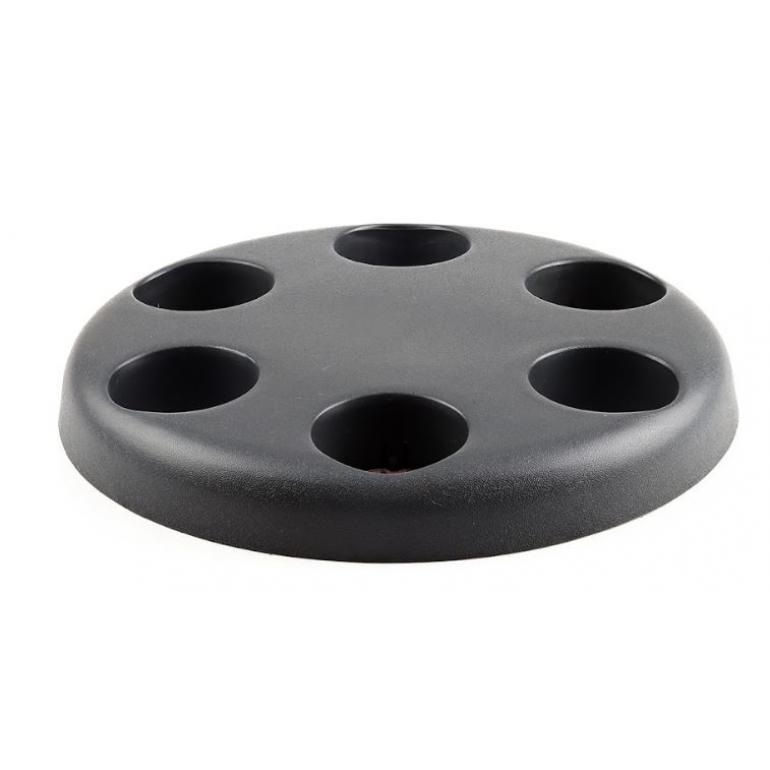 DARK GREY 6 HOLE WHEEL COVER FITS RH OR LH