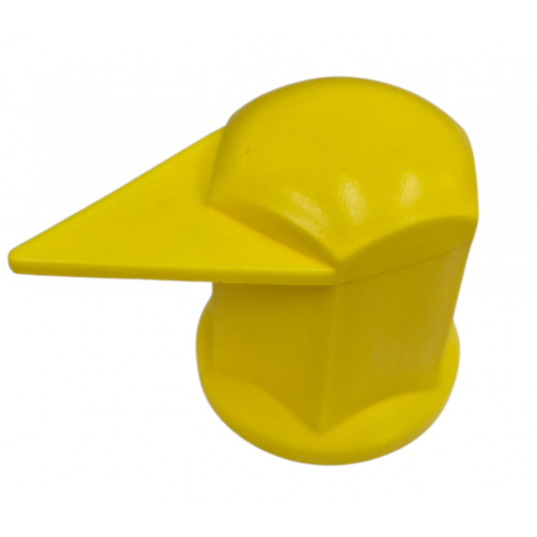32MM LONG REACH DUSTITE WHEEL NUT COVERS YELLOW (PKT 50)