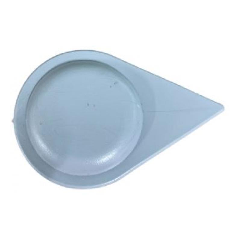 32MM SILVER GREY 'BARREL LONG REACH WHEEL NUT COVERS (PKT 50)