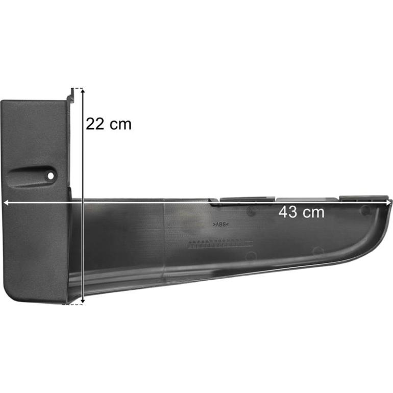 LOWER BUMPER CORNER TRIM DRIVER SIDE RH