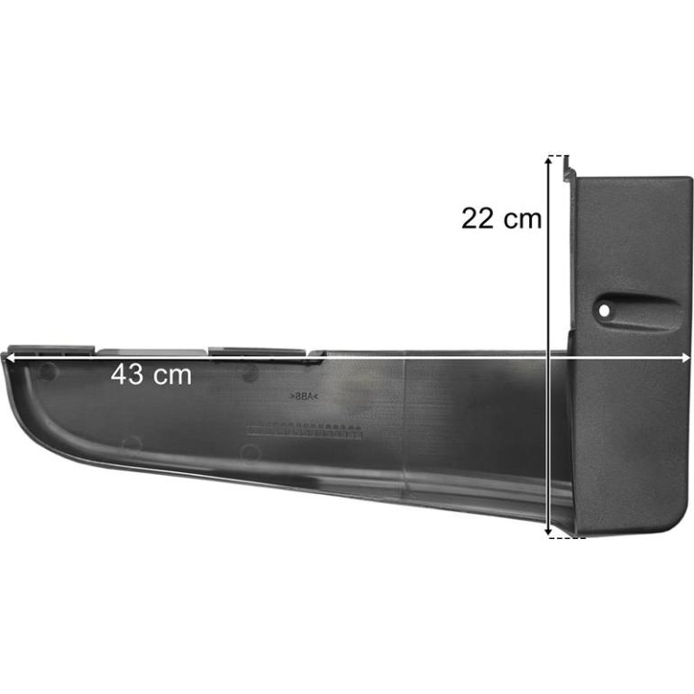 LOWER BUMPER CORNER TRIM PASSENGER SIDE LH