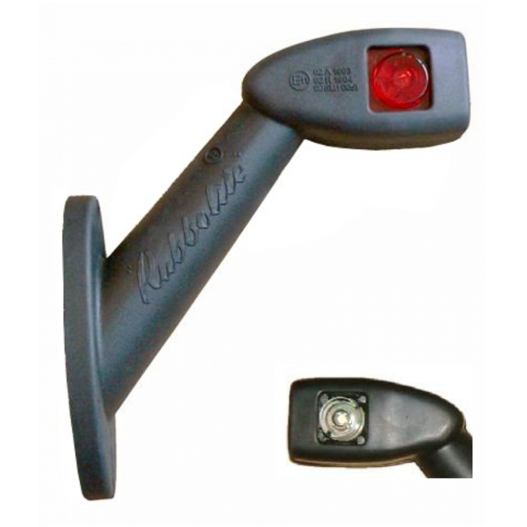 LED RED / CLEAR END OUTLINE MARKER LAMP DRIVER SIDE RH