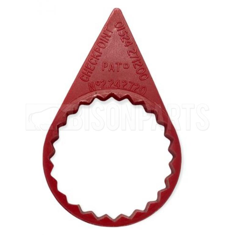 41MM WHEEL NUT INDICATOR RED (PKT 100)