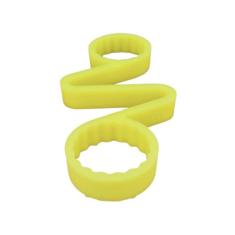 30MM FLUORESCENT YELLOW WHEEL NUT CHECKLINK