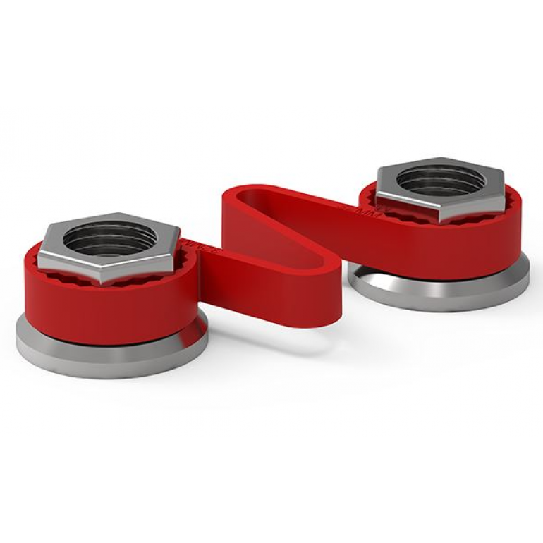 30MM WHEEL NUT CHECKLINK RED (EACH)