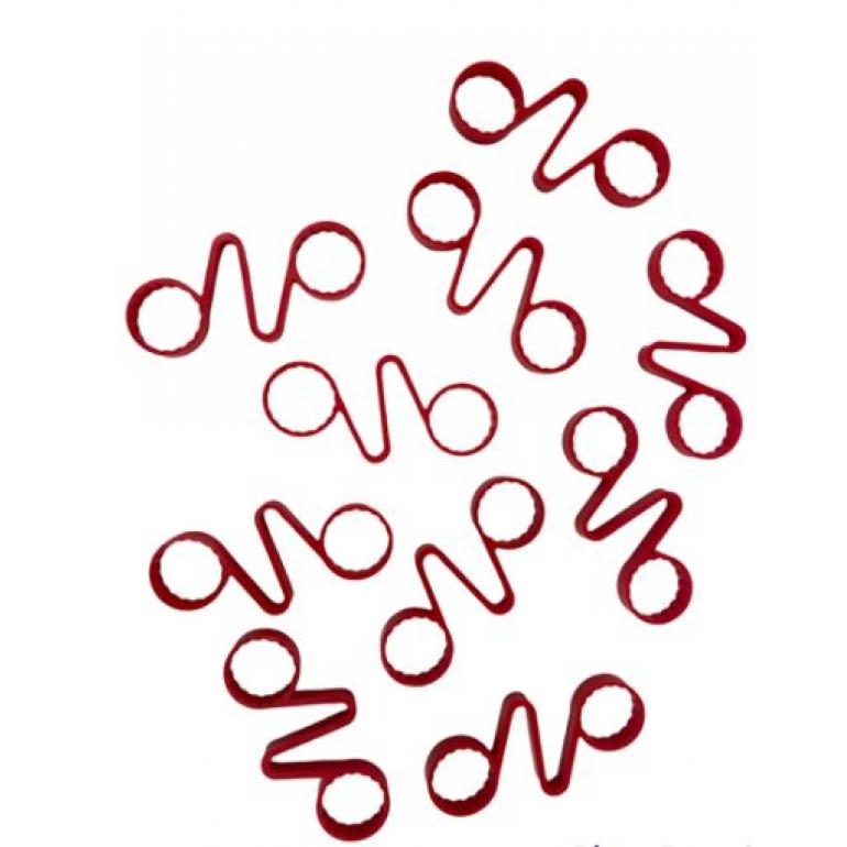33MM WHEEL NUT CHECKLINK RED (PKT 10)