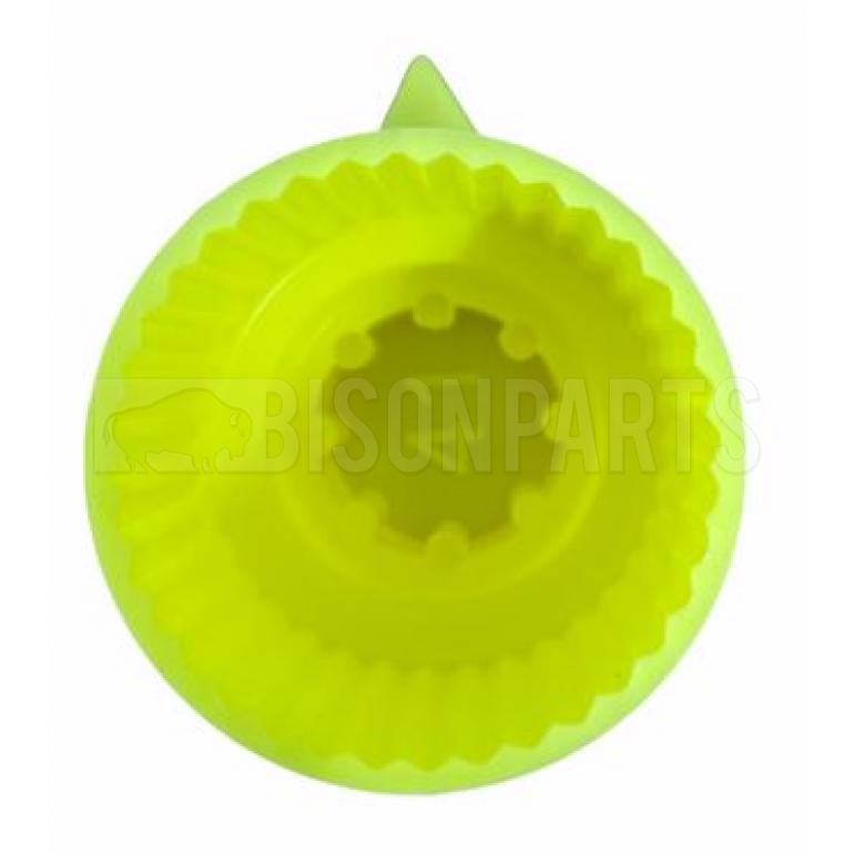41MM LONG REACH DUSTITE WHEEL NUT COVERS YELLOW (PKT 50)