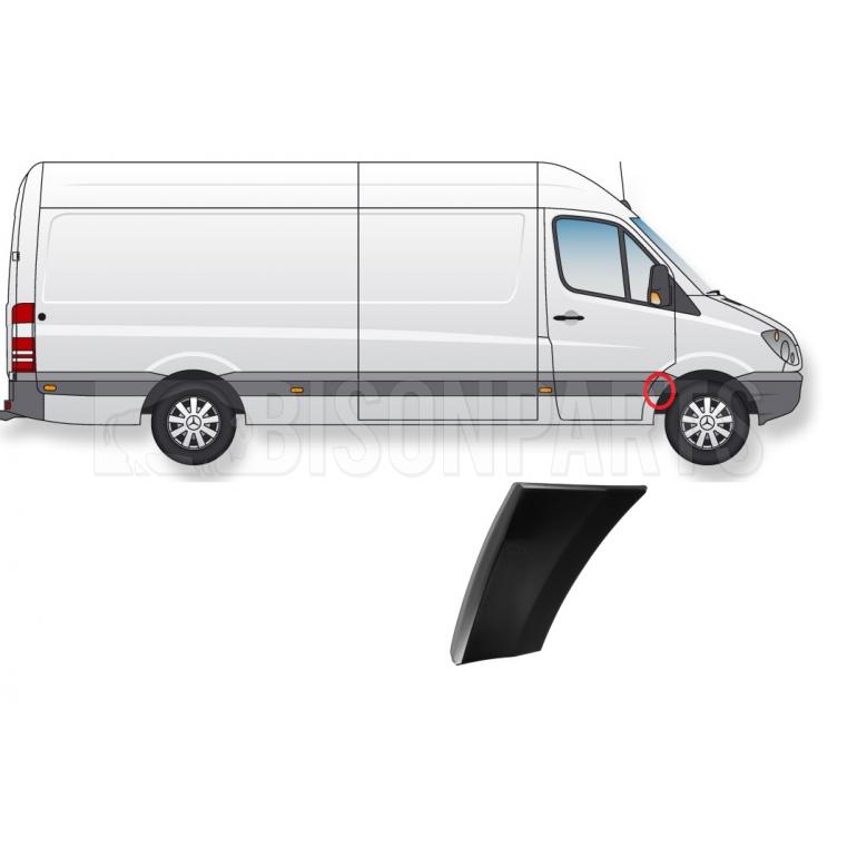 FRONT PROTECTIVE TRIM DRIVER SIDE RH