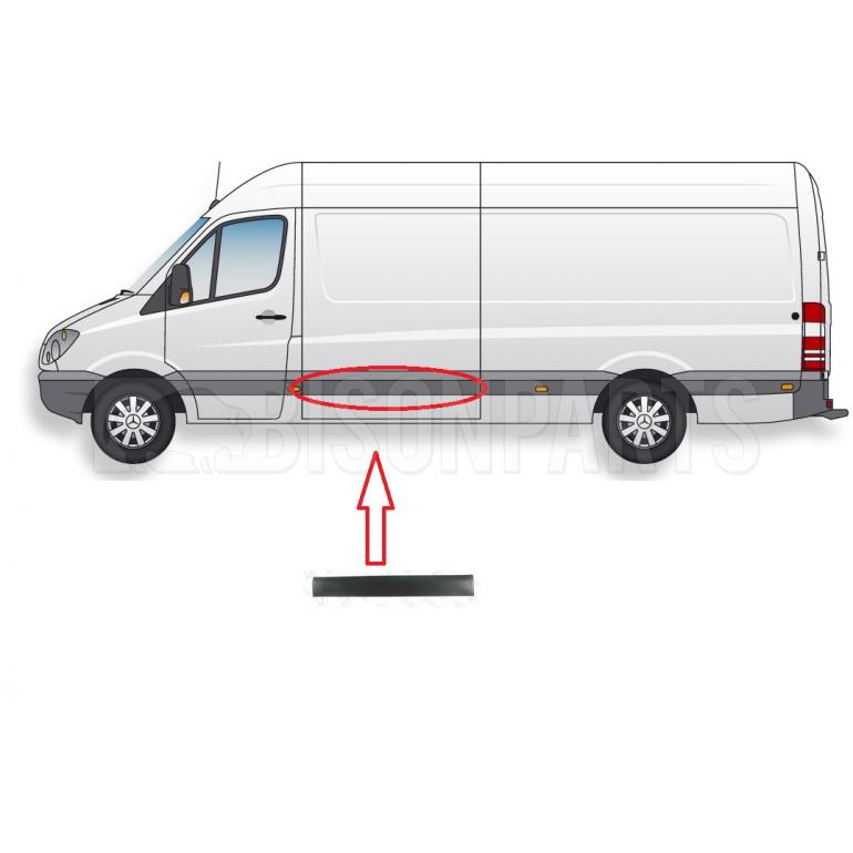 CENTRE PROTECTIVE TRIM PASSENGER SIDE LH