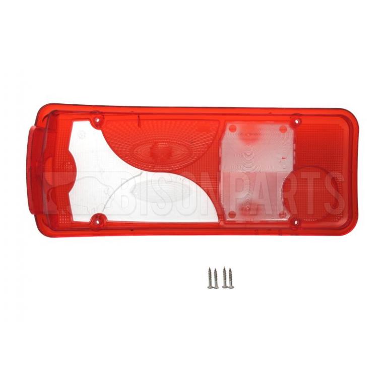 REAR SMOKED COMBINATION LAMP LENS ONLY PASSENGER SIDE LH