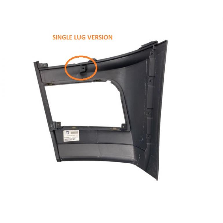 GREY FRONT BUMPER CORNER DRIVER SIDE RH