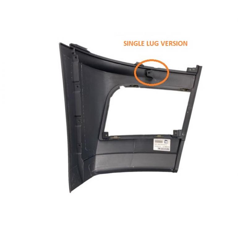 GREY FRONT BUMPER CORNER PASSENGER SIDE LH
