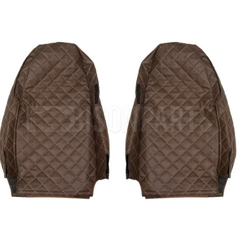 BROWN ELEGANCE SEAT COVERS (PAIR)
