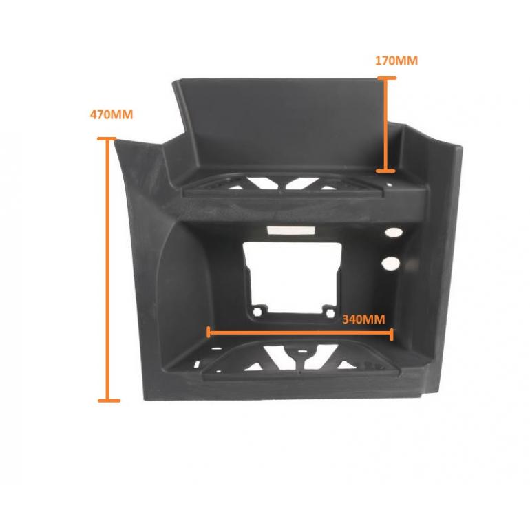 GREY LOWER STEP SURROUND DRIVER SIDE RH