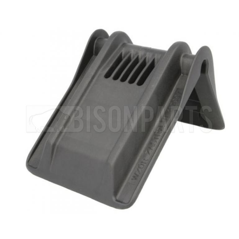 UNIVERSAL PLASTIC BELT PROTECTOR STRAP GUARD FOR PALLETS (Pack of 12) BLACK