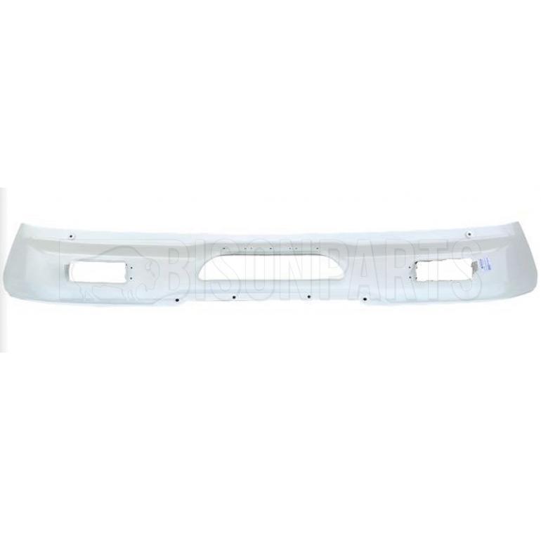 PAINTED WHITE FRONT BUMPER WITH FOG LAMP HOLES