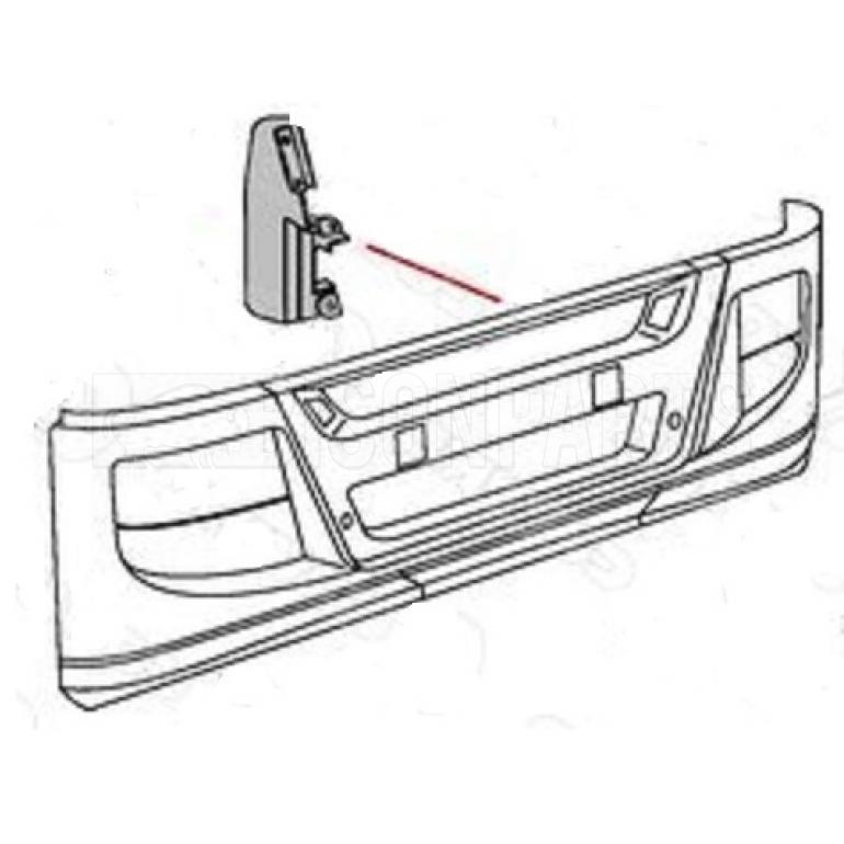 BUMPER SIDE TRIM PANEL DRIVER SIDE RH