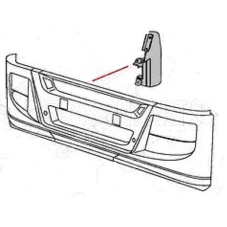 BUMPER SIDE TRIM PANEL PASSENGER SIDE LH