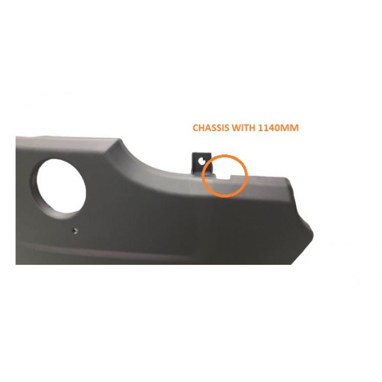 FRONT 'HIGH BUMPER CORNER DRIVER SIDE RH