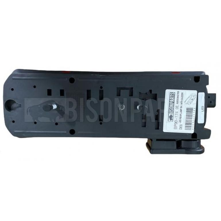 LED REAR COMBINATION LAMP WITH REVERSE ALARM DRIVER SIDE RH