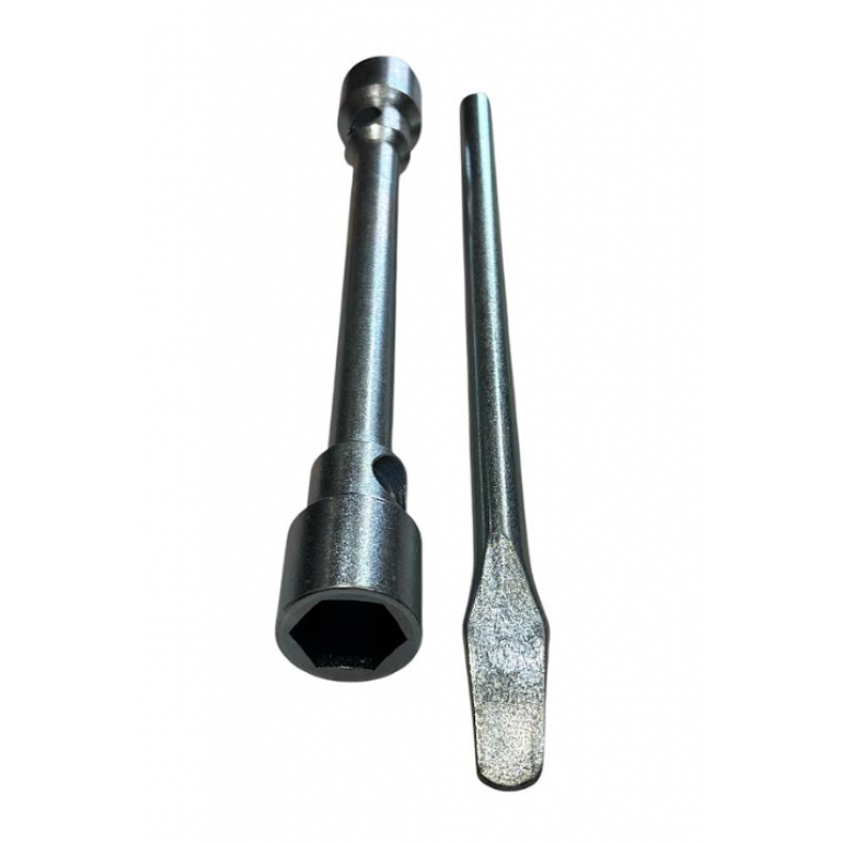 32MM / 33MM DUAL UNIVERSAL COMBINATION WHEEL WRENCH & BAR