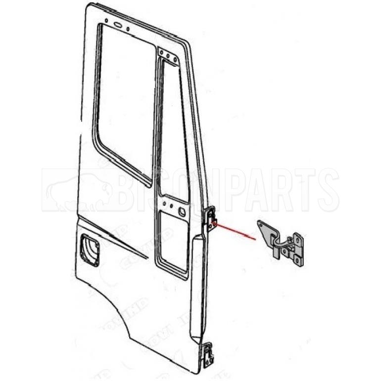 UPPER DOOR HINGE ASSEMBLY DRIVER SIDE RH