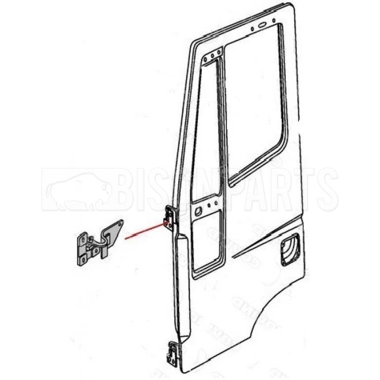 UPPER DOOR HINGE ASSEMBLY PASSENGER SIDE LH
