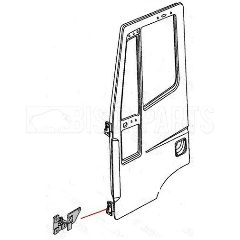 LOWER DOOR HINGE ASSY PASSENGER SIDE LH