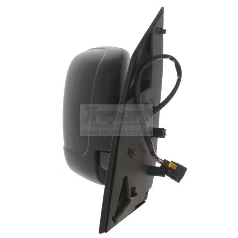 BLACK TEXTURED ELECTRIC ADJUST MIRROR HEAD DRIVER SIDE RH