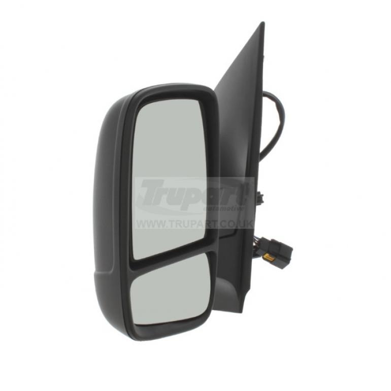 BLACK TEXTURED ELECTRIC ADJUST MIRROR HEAD PASSENGER SIDE LH