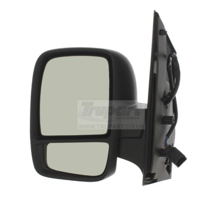 BLACK TEXTURED ELECTRIC ADJUST MIRROR HEAD PASSENGER SIDE LH