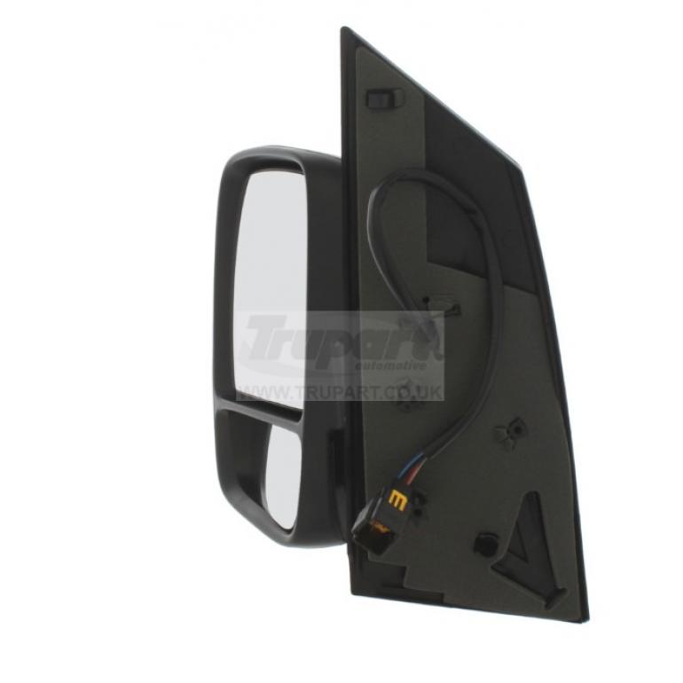 BLACK TEXTURED ELECTRIC ADJUST MIRROR HEAD PASSENGER SIDE LH